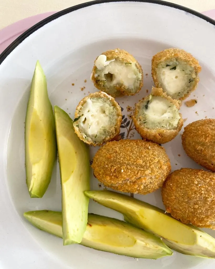 Bocaditos de Espinaca y Queso